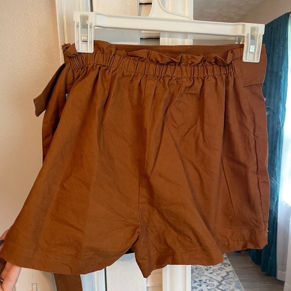 Brown Wrap Skort - Picture 3 of 5